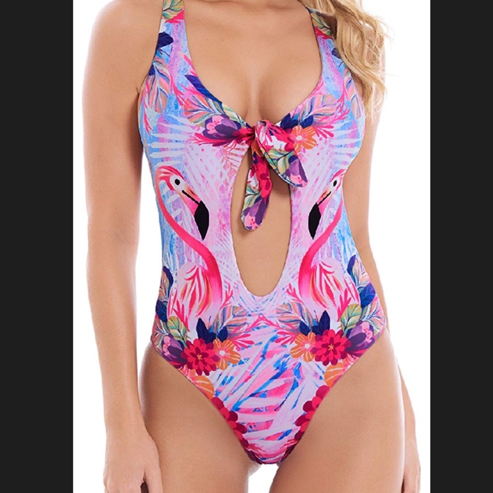 Flamingo bathing suit